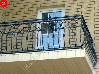 Кованые перила для балкона АРТИКУЛ КП 122