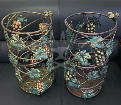 Кованная ваза 04 на заказ | Мастерская ритуальной ковки