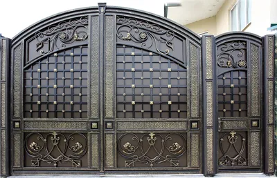 Кованые изделия ворота заборы ограды фото