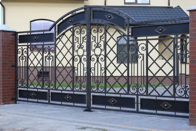 Красивые кованые ворота и калитки купить в Новосибирске - Ареан-Сибирь