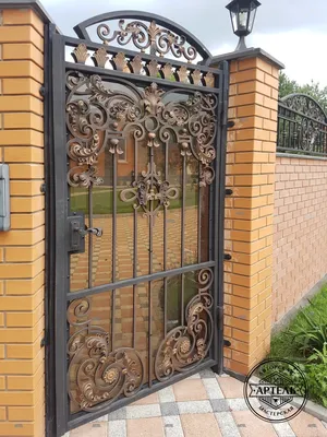 Откатные кованые ворота в Санкт-Петербурге, цена в СПб
