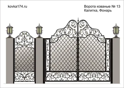 Кованые заборы фото в Казани