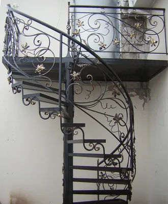 Кованая лестница в стиле Модерн – заказать на Ярмарке Мастеров – KX1W8RU |  Лестницы, Москва