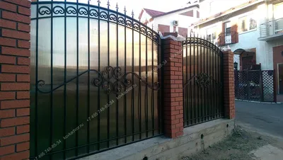 Забор кованый металлический, заборы холодная ковка, забор с элементами ковки  в Барнауле