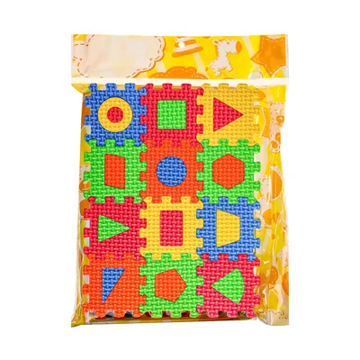 Купить Детский развивающий и массажный коврик-пазл Мозаика. M 0375-1  недорого