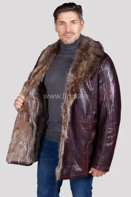 Купить утепленную кожаную куртку с окантовкой (арт. 1999) в Москве в  интернет-магазине FINSALЕ