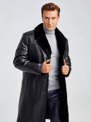 Мужские кожаные пальто - купить в Москве, цены в интернет-магазине Primo  Vello