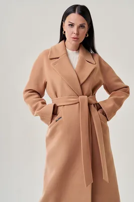 Пальто женское Sezalto 52672 бежевое 46 RU - купить в Москве, цены на  Мегамаркет