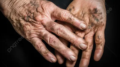 руки пожилого мужчины в черной грязи, кожные заболевания фото руки фон  картинки и Фото для бесплатной загрузки