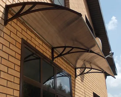 Козирок купити TanDem1500х930х280мм з монолітним полікарбонатом 3мм -  plastok