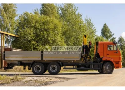 Купить Кран-манипулятор HYVA HB150E2 КМУ за кабиной на шасси КАМАЗ 65115