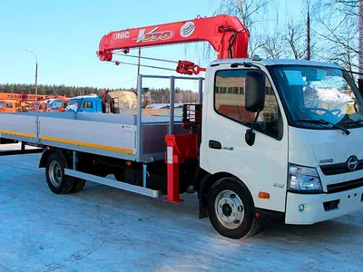 Кран-манипулятор HINO 300, 500 и 700 🚚 Купить КМУ Хино в Москве |  Характеристики, фото, цены | DM HINO