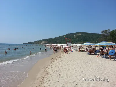 Aerial view of a beach in Bulgarian village Kranevo Stock Photo - Alamy