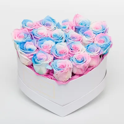 Букет из 11 радужных роз» с розами - купить во Владивостоке за 8 560 руб