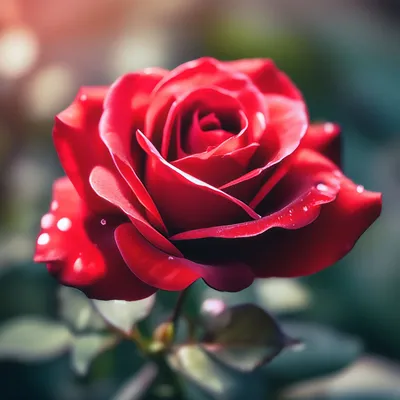 Красивая красная роза» — создано в Шедевруме
