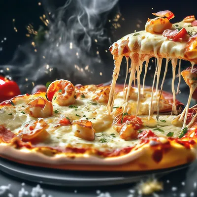 Картина на холсте с подрамником ХитАрт Красивая пицца 20х30 - купить по  низкой цене в интернет-магазине OZON (1005766363)