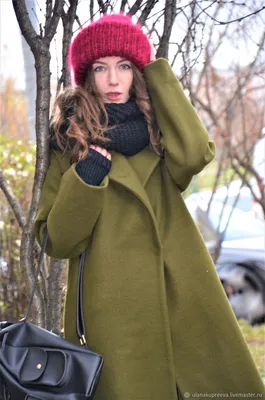 Женское зимнее пальто оверсайз Hadavoee (серо-бежевый с черным, 88642)  купить недорого Одесса, Украина