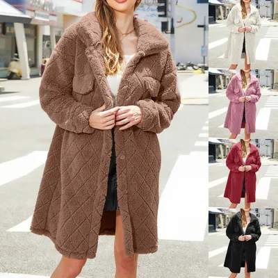Купить Женское зимнее пальто с усадкой талии, тонкое и теплое, модное  средней длины | Joom