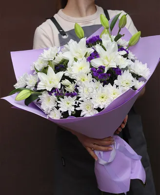 Букет из лилий - заказать доставку цветов в Москве от Leto Flowers