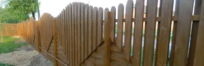 Строительство деревянного забора в Минске