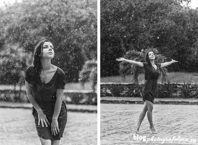 Фотографии девушек под дождем: Изображения в WEBP формате