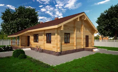 DTW0014 – проект деревянного дома из профилированного бруса 13 на 9