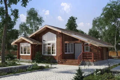 Проект дома из профилированного бруса XL38 - 148 м² (11x9) заказать по цене  от 2 442 000 р.