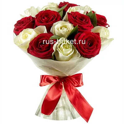 25 белых роз по цене 6500 ₽ - купить в RoseMarkt с доставкой по  Санкт-Петербургу