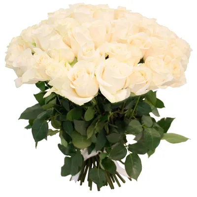 Букет из белых роз - заказать доставку цветов в Москве от Leto Flowers