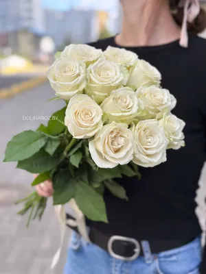Купить розы в Щёлково с доставкой|Букет из 55 красных и белых роз - Lilium