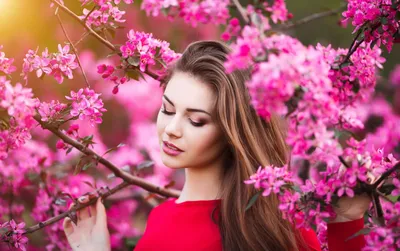 Женщина весна красивые картинки (49 фото) - 49 фото