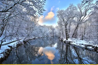 красивые картинки :: снег :: зима :: река :: Природа (красивые фото  природы: моря, озера, леса) / картинки, гифки, прикольные комиксы,  интересные статьи по теме.