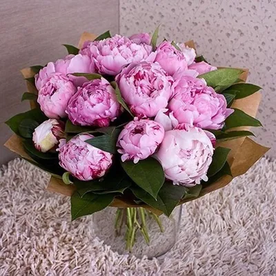 Заказать доставку букета Комплимент из пионов по городу Днепр и области в  интернет-магазине Royal-Flowers