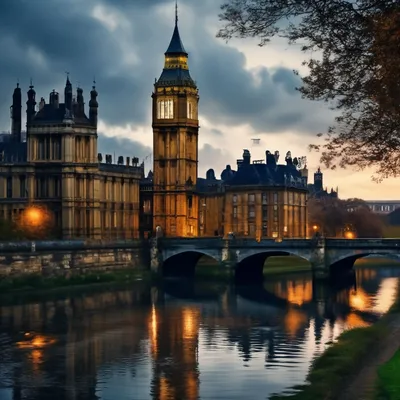 Красивый вид Лондона в Англии Редакционное Изображение - изображение  насчитывающей переход, шина: 67277500