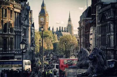Вечерний Лондон,на дорогах города …» — создано в Шедевруме
