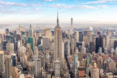 Нью-Йорк с высоты птичьего... - Красивые места по всему миру | Facebook