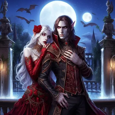 Еще немного красивых пар вампиров / Mariyka_Ya