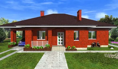 Каталог проектов 🏡 домов и 🏘️ коттеджей | Дома из кирпича и газобетона,  проекты и цены