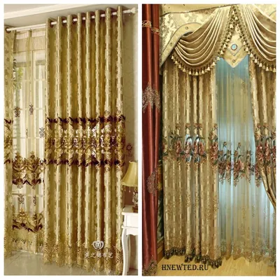 Купить готовые шторы с ламбрекеном цена, фото отзывы в интернет магазине  NewTed.ru с доставкой по Москве и России