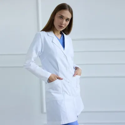 Медицинский костюм женский / медицинская одежда женская / форма медицинская  женская / Униформа женская синяя и черная / спецодежда для девушек Poly  Form - купить с доставкой по выгодным ценам в интернет-магазине OZON  (767857531)
