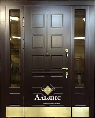 Входные двери со стеклом в Красноярске