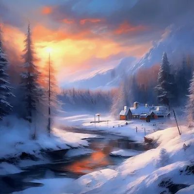 Самые красивые зимние пейзажи - красивые фото