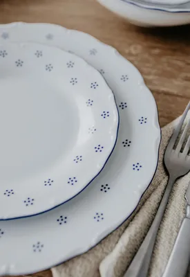 Набор столовой посуды для кухни на 6 персон Arya Exclusive Belle, 24  предмета, костяной фарфор - купить с доставкой по выгодным ценам в  интернет-магазине OZON (1078222636)