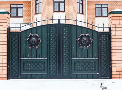 Кованые Ворота и Калитки (50 Фото) Заказать в Киеве Артель