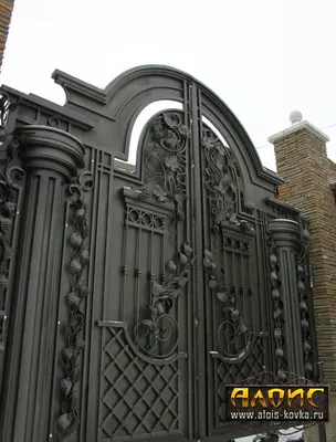 Красивые кованые ворота: фото, варианты дизайна — статья на сайте компании  Металл Дизайн Ковка