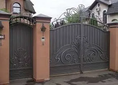 Кованые ворота и калитки купить недорого в Екатеринбурге: цены и фото