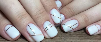 Модный маникюр с волнистыми линиями | Фото дизайна ногтей| Fashionable  manicure with wavy lines - YouTube