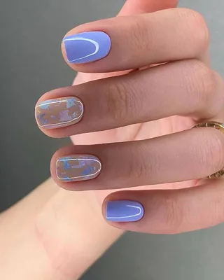 Маникюр на короткие ногти 2024 - модные идеи и новинки | Gel nails, Nail  art, Nail colors