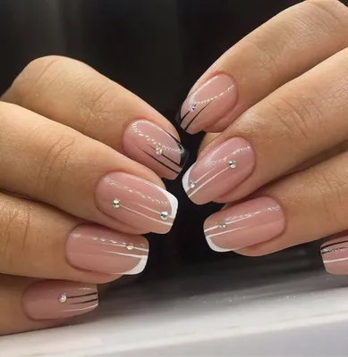 Сдержанный и очень нежный маникюр!👍😉🌼🌸🌼🌸🌼🌸 - Студия красоты  \"NailsProfi\"