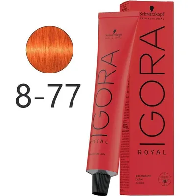 Крем-краска для волос Schwarzkopf Igora Royal 8-77 Светло-Русый Медный  Экстра 60 мл (ID#626783212), цена: 393.55 ₴, купить на Prom.ua